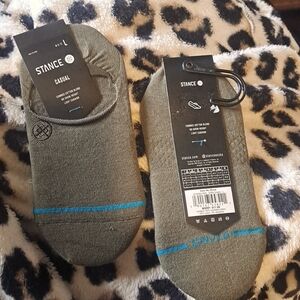 Olive green Stance "no show" socks